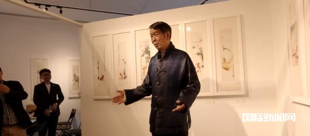 醉红墙下的艺术盛宴：李历作品展引领中法文化交流与传承