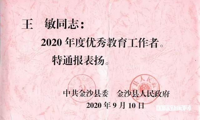 贵州省毕节市金沙县第九幼儿园副园长王敏展现卓越教育成就